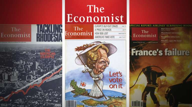 50 χρόνια ιστορίας μέσα από τα εξώφυλλα του Economist