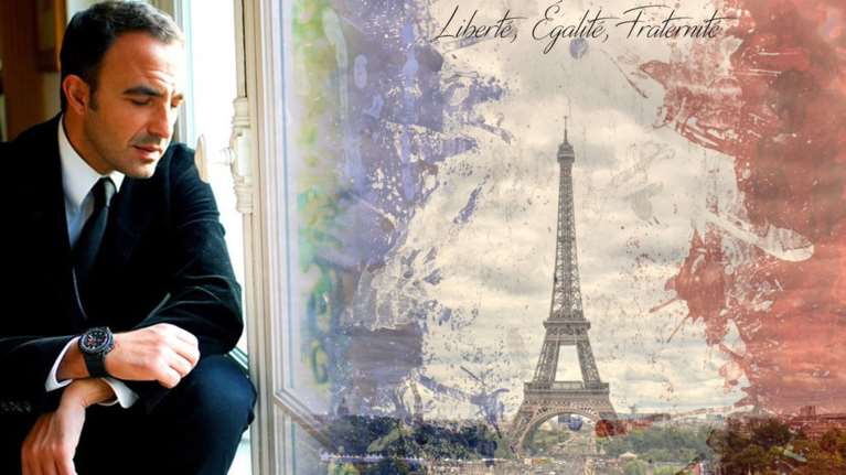 Η θλίψη του Νίκου Αλιάγα για το μακελειό στο Παρίσι #sadness #prayforParis