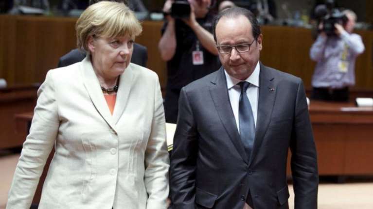 FAZ: Στο Παρίσι η Μέρκελ την Τετάρτη για να δει τον Ολάντ