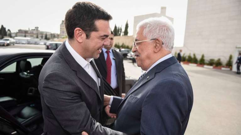 Τσίπρας: Υπερ της δημιουργίας κράτους της Παλαιστίνης