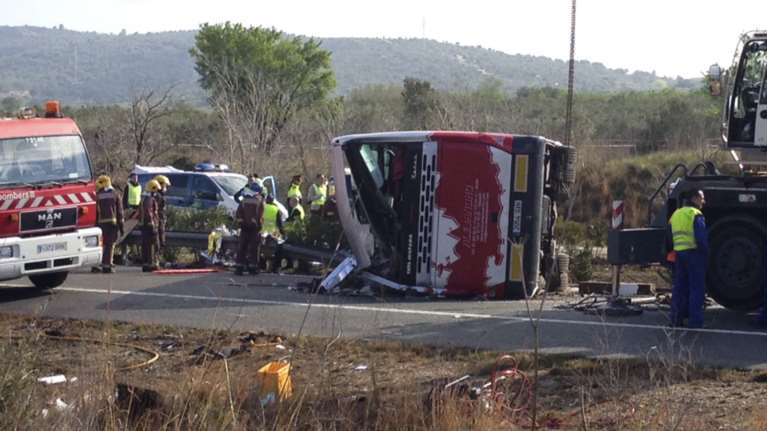 Μια Ελληνίδα τραυματίας στο δυστύχημα στην Ισπανία