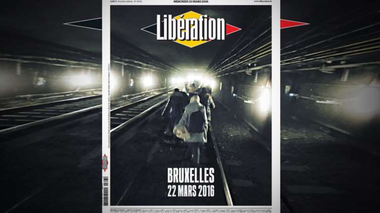 Συγκλονιστικό εξώφυλλο της Liberation για τις επιθέσεις στις Βρυξέλλες
