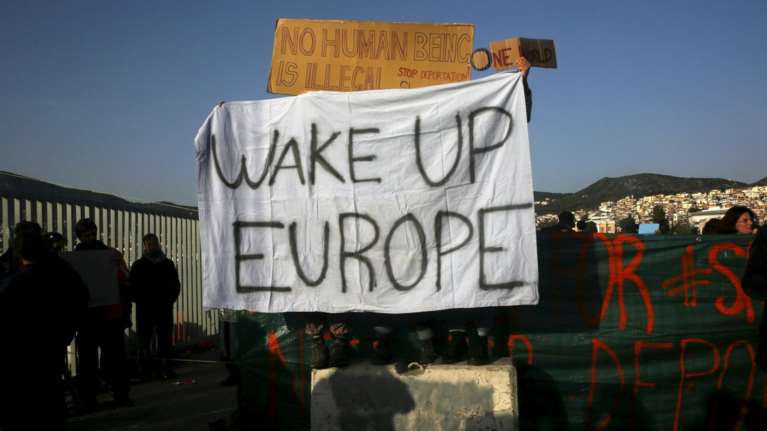 Διαμαρτυρίες αλληλέγγυων στη Μυτιλήνη κατά των επαναπροωθήσεων