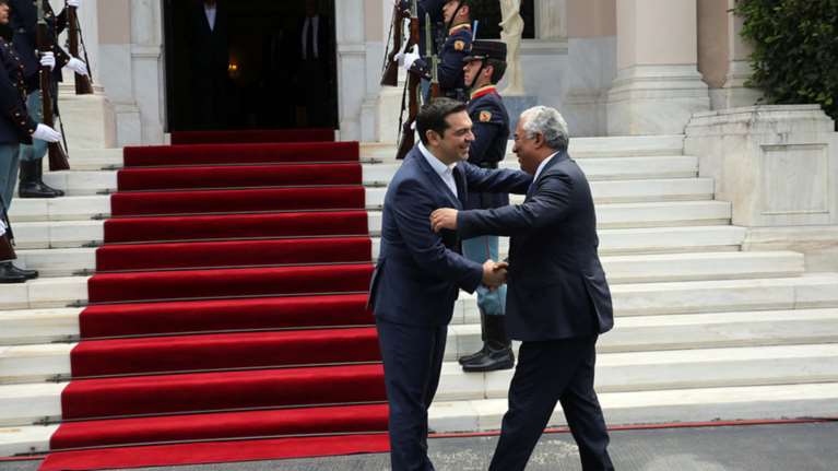 Στο Μέγαρο Μαξίμου ο Πορτογάλος πρωθυπουργός
