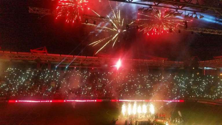 Η φιέστα για τον 43ο τίτλο και η ατάκα Μαρινάκη