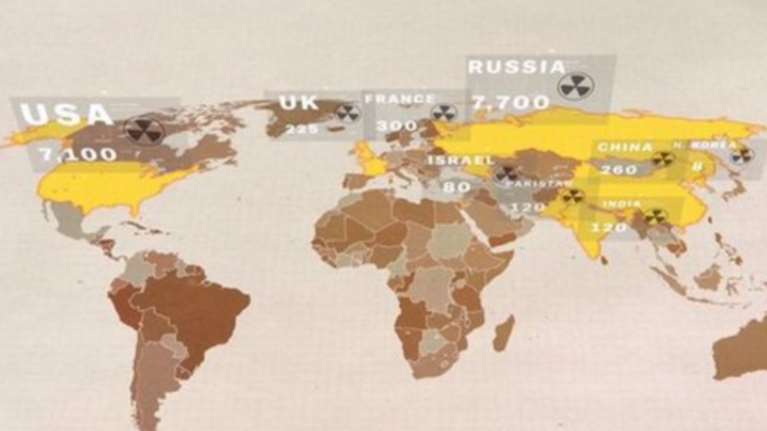 Χάρτης του Eurasia Group: Οι χώρες που έχουν πυρηνικά όπλα