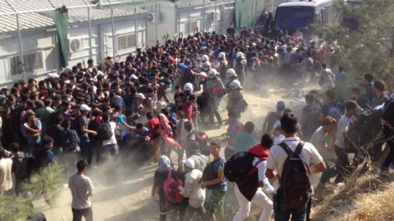 Ενίσχυση της αστυνομίας στη Λέσβο ζητεί η περιφερειάρχης μετά τα επεισόδια