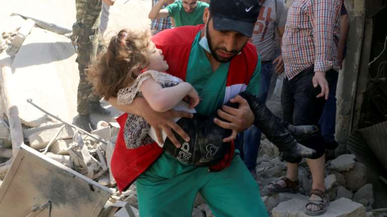 Πάνω από  50 οι νεκροί στους βομβαρδισμούς του Χαλεπίου