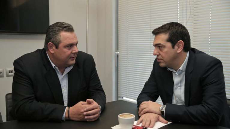 Στη φρεγάτα «Αδριάς» Τσίπρας-Καμμένος