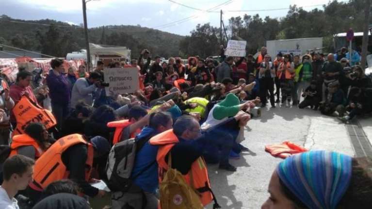 Μικρής έκτασης επεισόδια στο hot spot της Μόριας στη Λέσβο