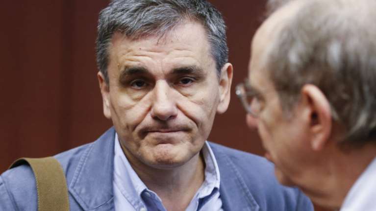 Ο κουρασμένος Τσακαλώτος στη μάχη του Eurogroup - φωτό-