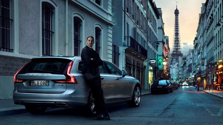 Ο Ζλάταν Ιμπραΐμοβιτς παρουσιάζει το νέο Volvo V90