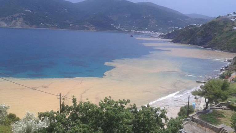 Ζημιές στη Σκόπελο από τη σφορδρή καταιγίδα-Δείτε φωτο