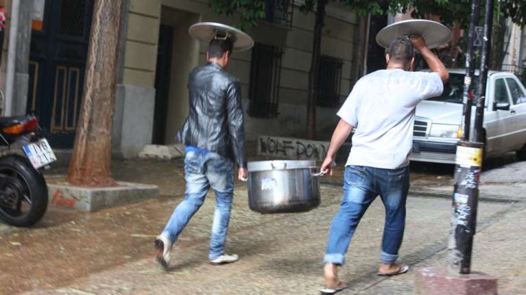 To καλοκαιρινό μπουρίνι «έπνιξε» και την Αθήνα-ΦΩΤΟ