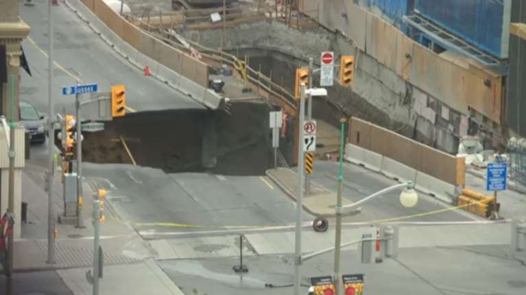 Ανοιξε η γη στο κέντρο της Οτάβα, εκκενώθηκαν κτίρια