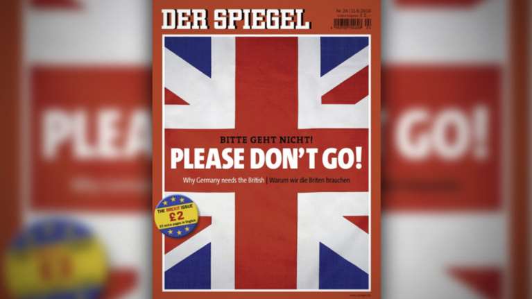 Εντυπωσιακό εξώφυλλο του Spiegel κατά του Brexit