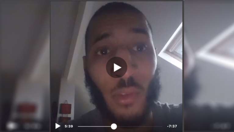 Δείτε το βίντεο με τον γάλλο τζιχαντιστή να απειλεί με αιματοκύλισμα