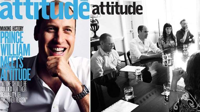 Ο Γουίλιαμ γράφει ιστορία: Ο πρώτος γαλαζοαίματος σε LGBT περιοδικό