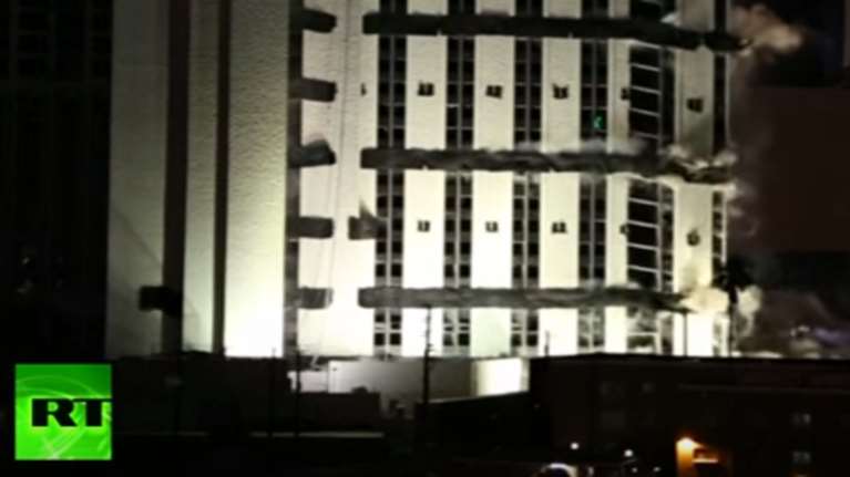 Λας Βέγκας: Εντυπωσιακή κατεδάφιση του θρυλικού καζίνο Riviera-βίντεο