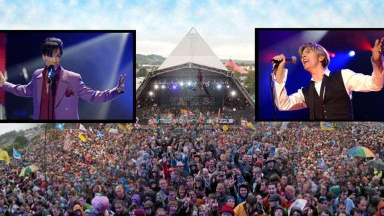 Το Φεστιβάλ Γκλάστονμπερι με  αφιέρωμα στους Μπάουι, Πρινς και Λέμι