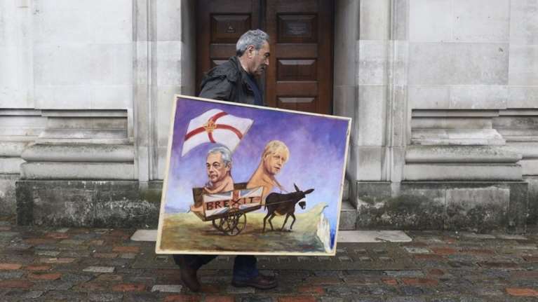 Ο ζωγράφος που σατιρίζει τους υπέρμαχους του Brexit
