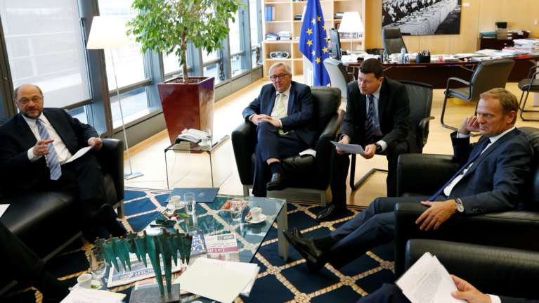 Κοινή δήλωση Γιουνκερ - Σουλτς - Τουσκ - Ρούτε: Η EE των 27 θα συνεχίσει