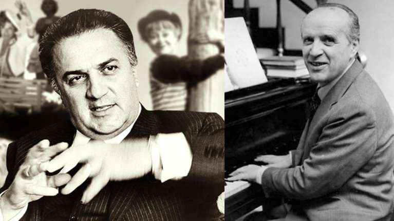 Ο Φεντερίκο Φελίνι συναντά τον Νίνο Ρότα στο Ηρώδειο