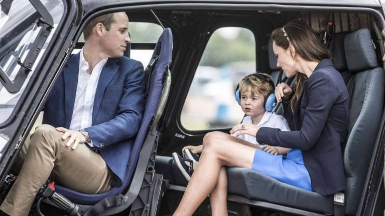 Πρίγκηπας Γεώργιος: Ο πιο γλυκός επιβάτης ελικοπτέρου