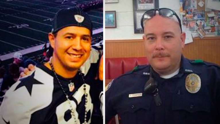 Βετεράνοι του Ιράκ δύο από τους νεκρούς αστυνομικούς