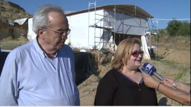 Το δέος του Μπαλτά για την Αμφίπολη, ξεναγήθηκε από την Περιστέρη