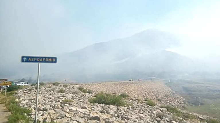 Yπό έλεγχο η πυρκαγιά στη Λέρο