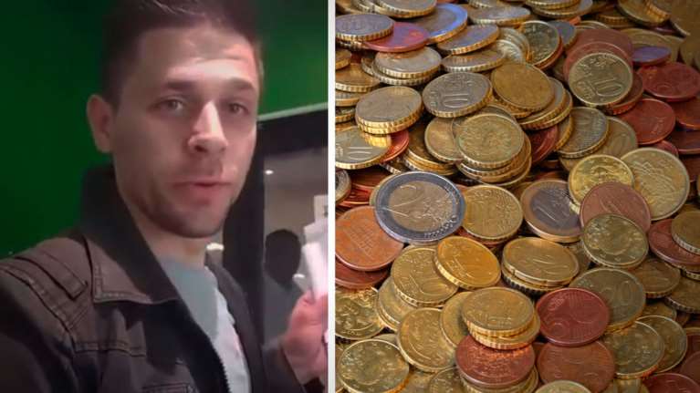 Εκανε έξαλλους τους εφοριακούς πληρώνοντας ένα πρόστιμο με κέρματα - ΒΙΝΤΕΟ