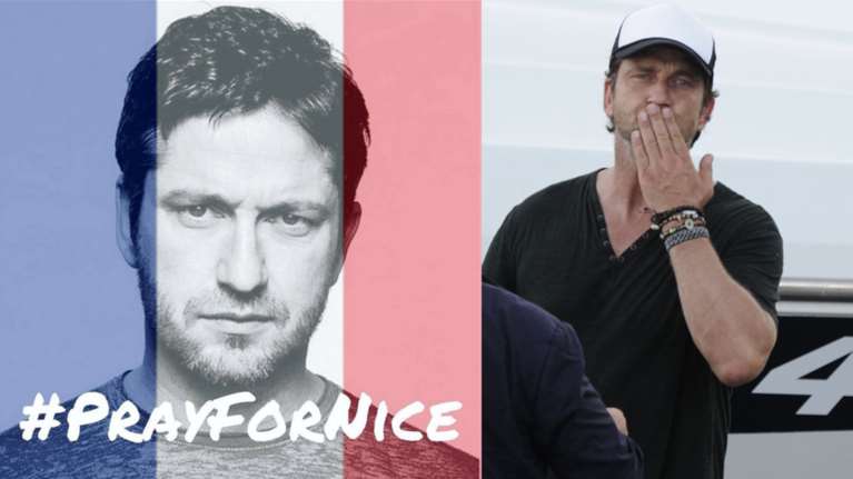 Ο Τζέραρντ Μπάτλερ προσεύχεται για τη Νίκαια από τη Μύκονο [Εικόνες]