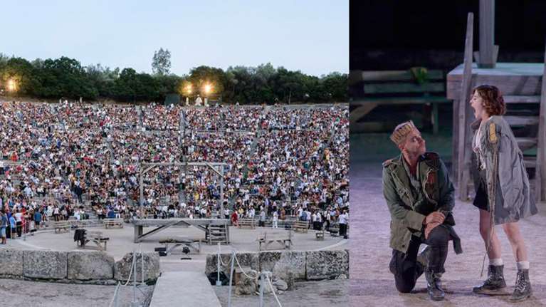 6.000 χθες στην Επίδαυρο στην Αντιγόνη του Εθνικού αφιερωμένη στον Μαρωνίτη