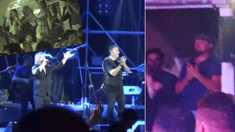 Ο Ντι Κάπριο χορεύει στη συναυλία του Ρέμου στη Μύκονο