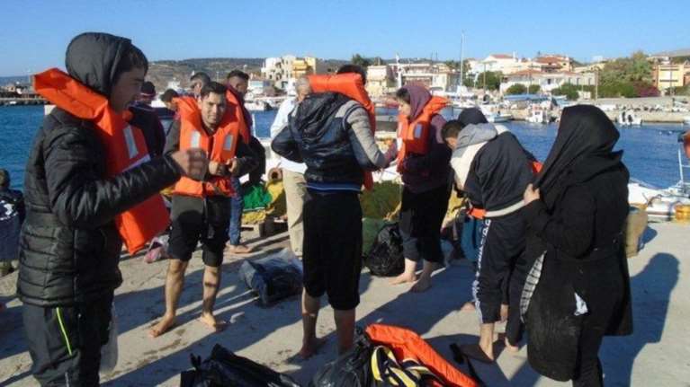 Αλλοι 100 πρόσφυγες έφτασαν σήμερα στην Χίο