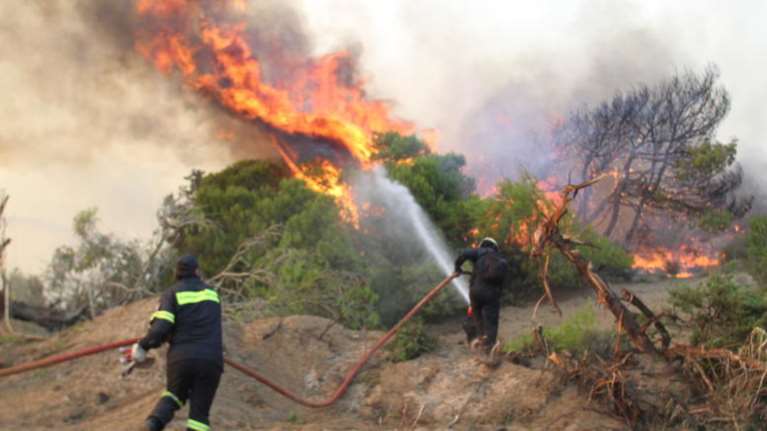 Υπό μερικό έλεγχο η πυρκαγιά στην Εύβοια