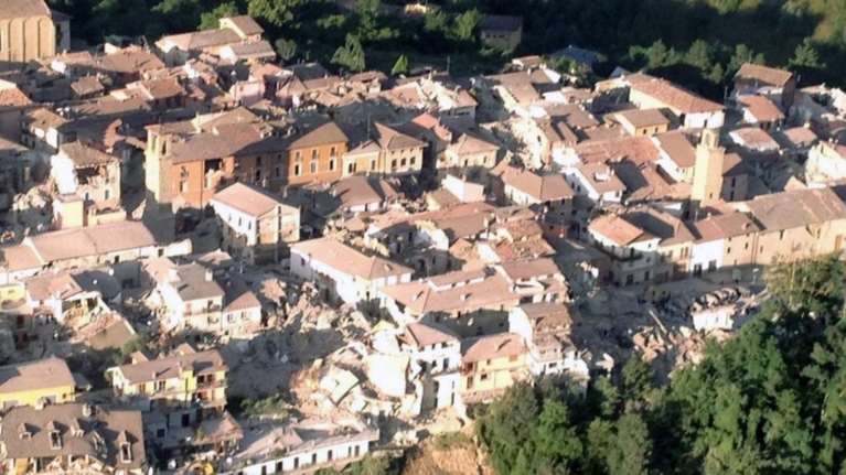 Το ιστορικό χωριό Αματρίτσε που ισοπεδώθηκε από τον σεισμό