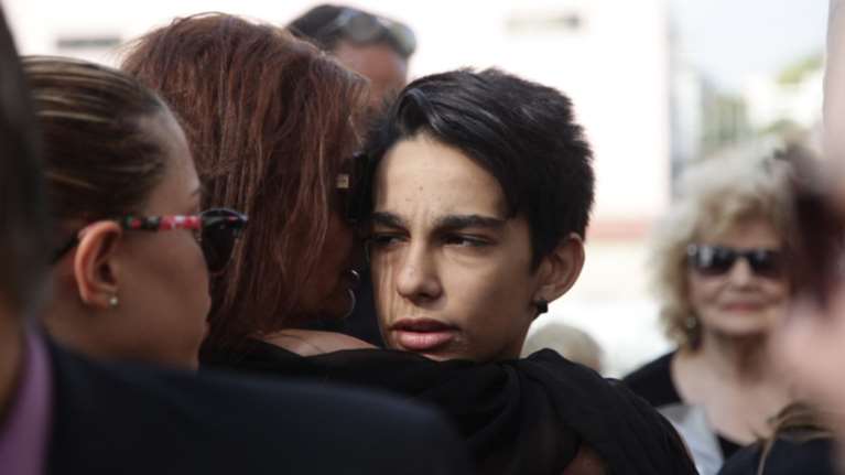 Ανείπωτη οδύνη στην κηδεία του Ανδρέα Μπάρκουλη