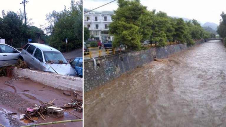 Η θεομηνία χτύπησε την Ελλάδα: Σοκαριστικές εικόνες