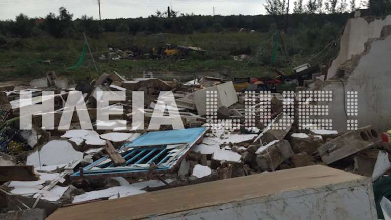 Τυφώνας σάρωσε την Ηλεία- ΦΩΤΟ και VIDEO