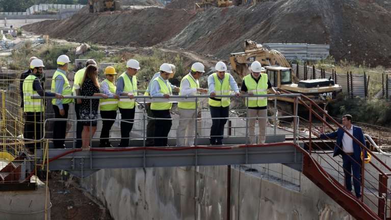Στο εργοτάξιο του Μετρό στη Θεσσαλονίκη ο Τσίπρας