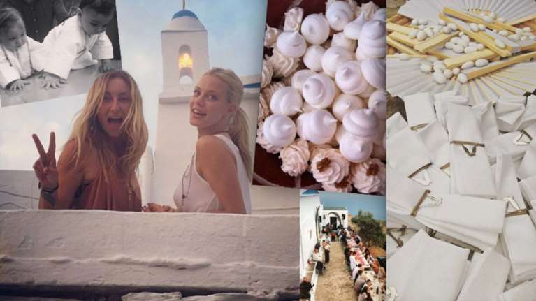 Τότσικας - Ρέβη: Η μίνιμαλ βάπτιση των διδύμων τους - Oλες οι φωτογραφίες