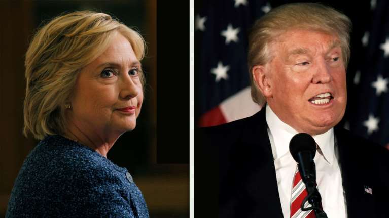 Κλιντον - Τραμπ σε απόσταση αναπνοής σύμφωνα με τις δημοσκοπήσεις