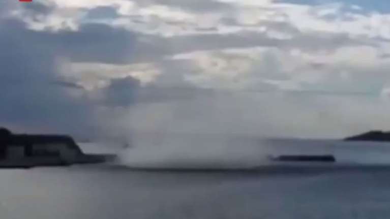 Ανεμοστρόβιλος δημιουργήθηκε σε παραλία της Σύρου