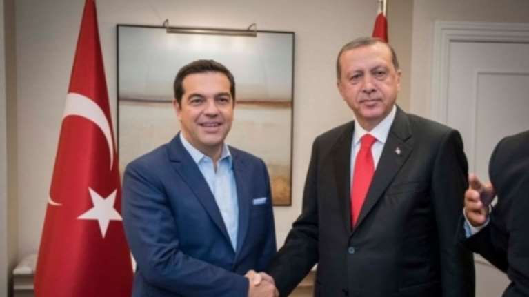 Καμία ελληνική σημαία στη συνάντηση Τσίπρα Ερντογάν