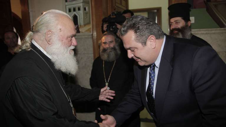 Καμμένος: Οι ΑΝΕΛ έχουν ταχθεί υπέρ των θέσεων της Εκκλησίας