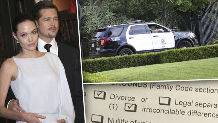 Η έρευνα της αστυνομίας στο σπίτι των Τζολί Πιτ - Δείτε τις εικόνες