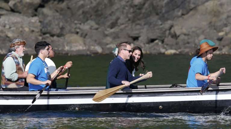 Ο Ουίλιαμ και η Κέιτ κάνουν κανό στον Καναδά