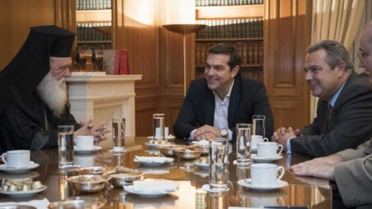 Τα κλάματα Καμμένου στη συνάντηση Τσίπρα - Ιερώνυμου